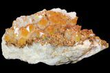Orange Quartz Crystal Cluster - Diamond Hill, SC #81314-2